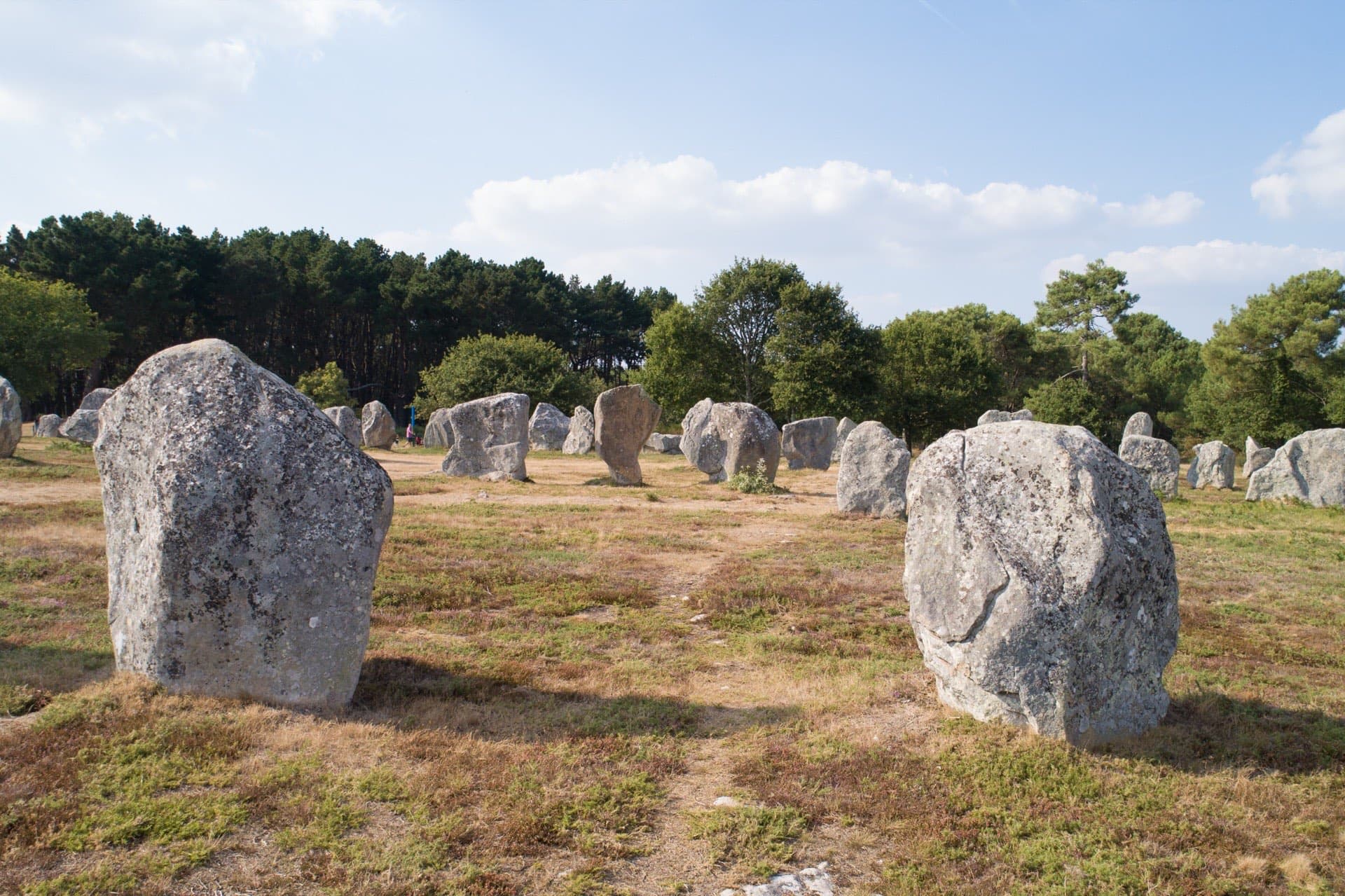 Mégalithes de Carnac au point de départ